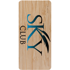 Hayes Street Bamboo Eco-Friendly Wireless Charger 10000mAh Power Bank